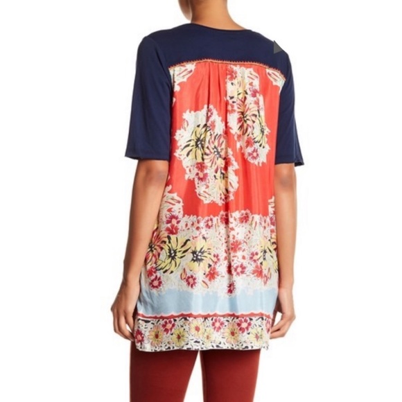 Johnny Was Tops - Johnny Was Mayee Scarf Back Top Size XS